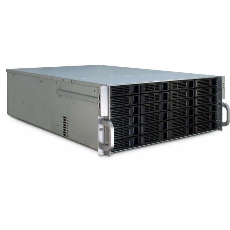 Inter-Tech IPC 4-HU-4424 Storage 19 Inch 48.26 cm Enclosure for Professional Network Solutions