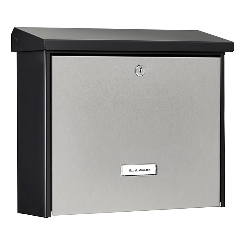 Burg-Wächter London Post Box 6867 &Steel Black - Image 1