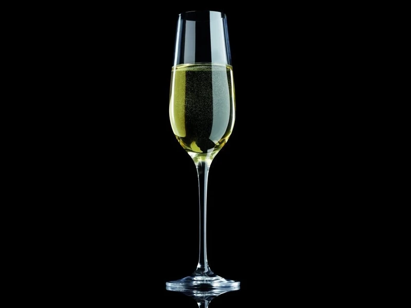 Maxwell & Williams Vino Champagne Flutes, Glass, 18 ml, Set of 6 Champagne / Prosecco Glasses in Gift Box, Trans