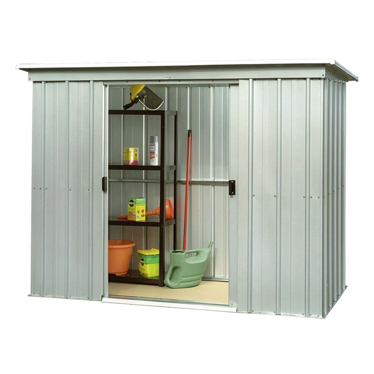 Yardmaster 10 x 4 PZ Pent Metal Garden Shed - Assembly Service Available