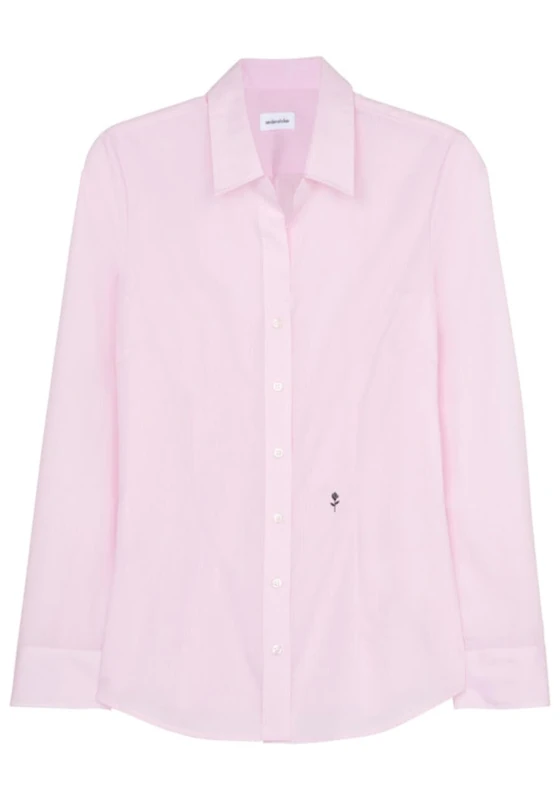 Seidensticker women's blouse - shirt blouse - slim fit - long sleeve - plain - 100% cotton - Image 1