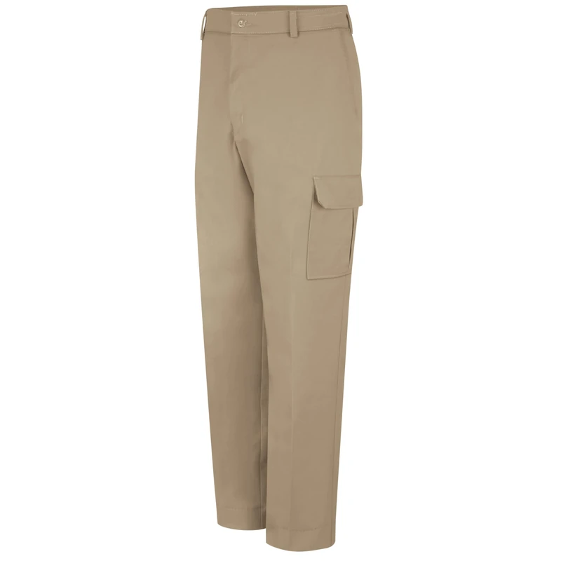 Red Kap Men's Industrial Cargo Pant, Khaki, 50W x 30L