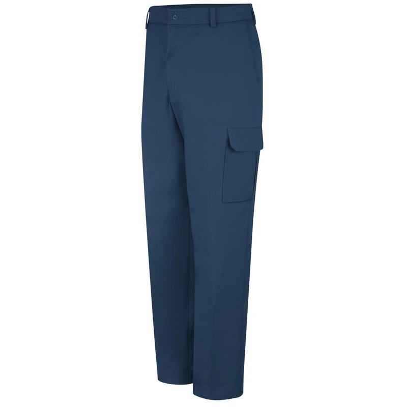 Red Kap Men's Industrial Cargo Pant, Navy, 42W x 34L