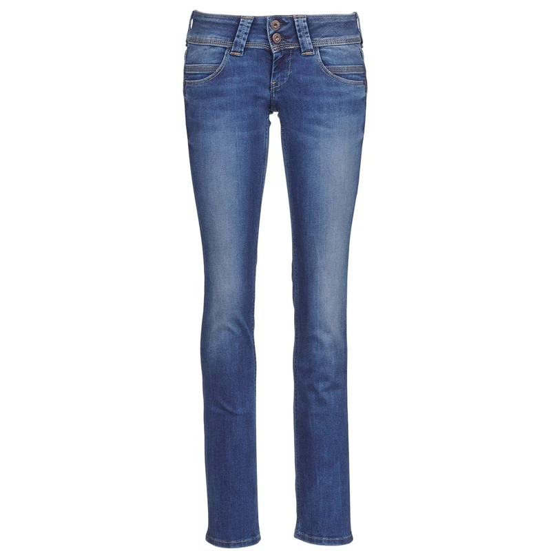 Pepe Jeans Venus Women's Jeans Regular Fit Low Waist Authentic Rope, Blue (Denim-d24), 29W / 30L
