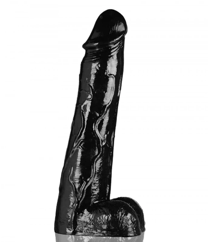Master Series Three Foot Tall Black Moby The Huge Super Dildo - Image 1
