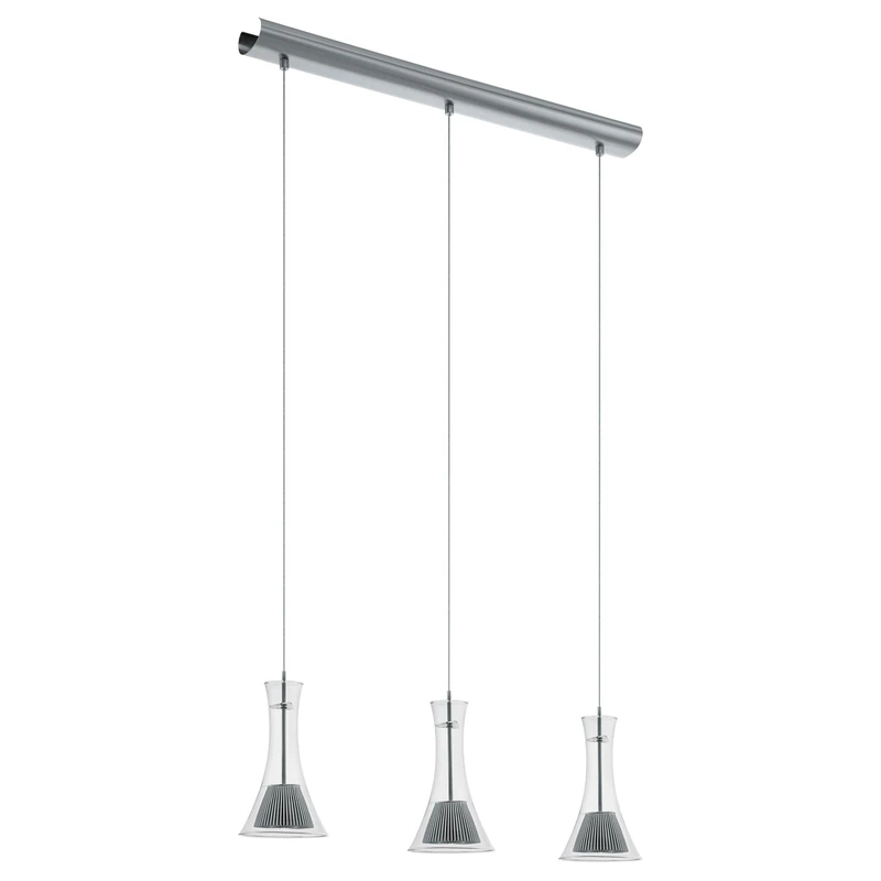 EGLO 93793 LED Satin Nickel Triple Pendant Light 'MUSERO'