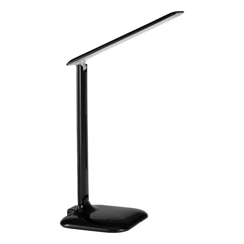 EGLO LED Modern Adjustable Steel/Plastic Black Touch Dimming Desk Lamp 'CAUPO'