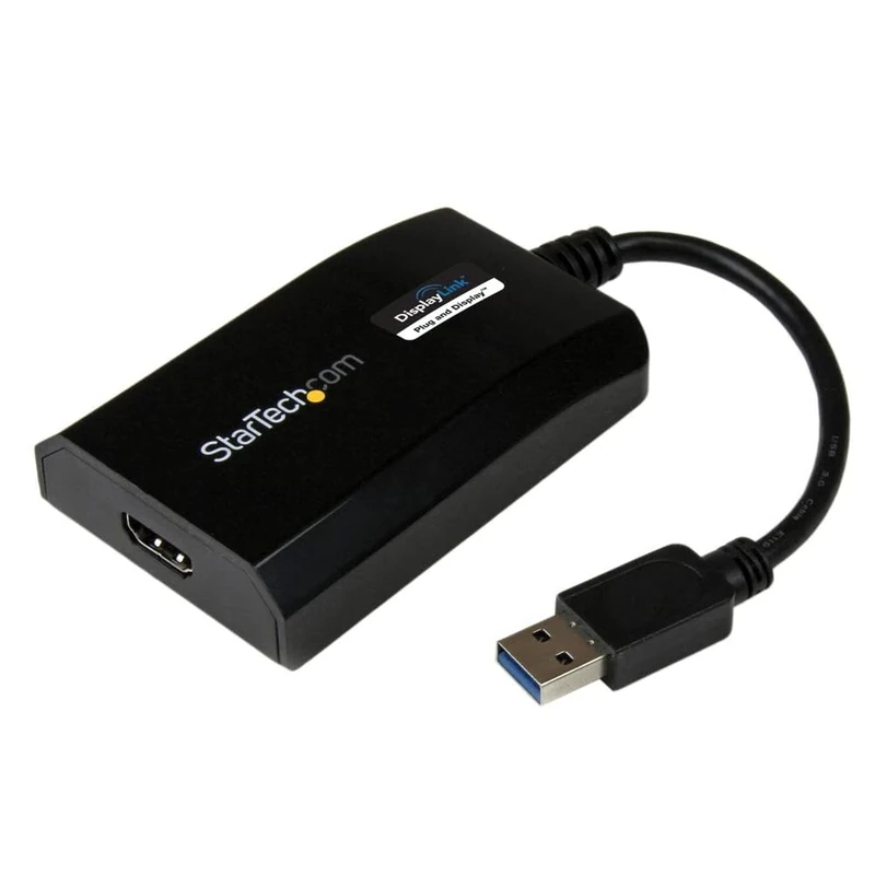 StarTech.com USB 3.0 to HDMI Adapter - DisplayLink Certified - 1080p (1920x1200) - USB Type-A to HDMI Display Adapter Converter for Monitor - External Video & Graphics Card - Windows/Mac (USB32HDPRO)