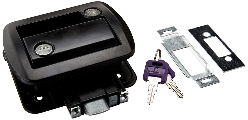AP Products 013-570 Black Global Travel Trailer Entrance Lock Set