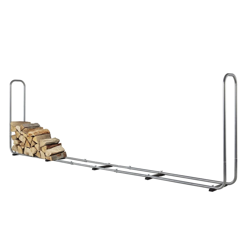 Wolfcraft Modular Firewood Storage Rack XXL - Adjustable Log Store, 1.6 m3 Capacity, 1.4 m High, Width up to 3.2 m, Fits 25-50 cm Logs, Tool-Free Assembly - 5125000 - Image 1