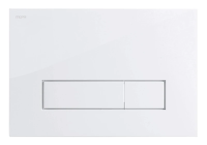 Mepa MEPAorbit A31/B31 421800 Dual-Flush Actuator Plate White