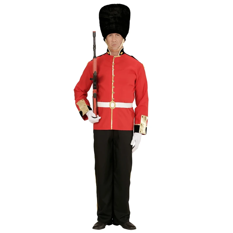 WIDMANN 00141 Adults Mens Royal Guard Costume. Includes Jacket, Pants, Belt and Hat. Beefeater, Fancy Dress, Outfit, World Book Day, Halloween, Carnival