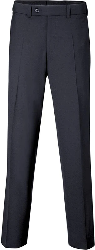 Eurex by Brax Men's Jan Flatfront Virgin Wool Mix Trousers, Navy, 38 W/32 L