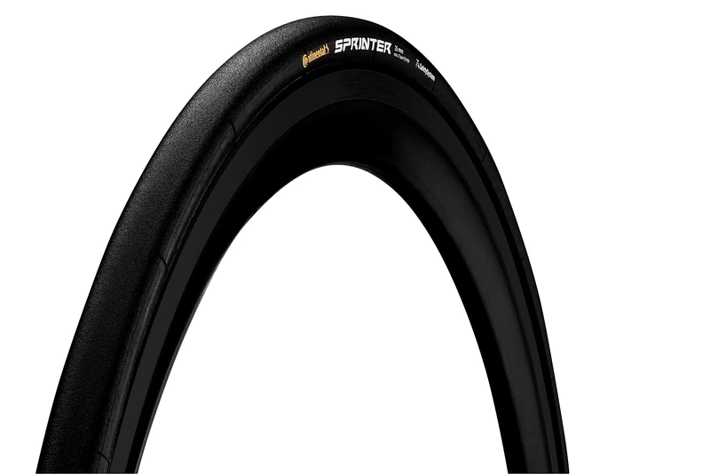 Continental Unisex Adulto Sprinter 28" x25mm Copertoni Bici, Nero, M