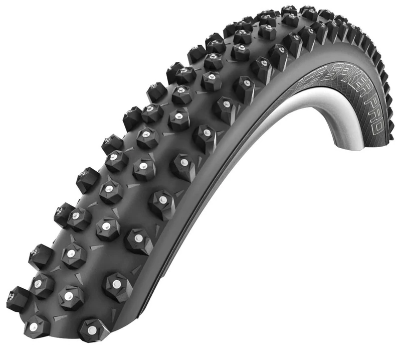 Cicli Bonin Unisex Adult Schwalbe Ice Spiker Pro Hs379 Performance Line Rigid Tyres - Black, One Size