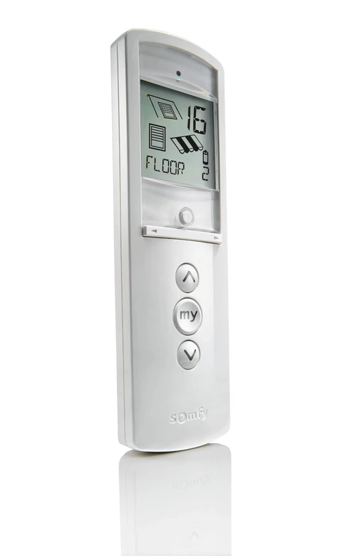 Somfy 2401100 - Telis 16-way RTS, Shutter control, For controlling 16 motors or motor groups, Compatible with motors Somfy RTS, Gris