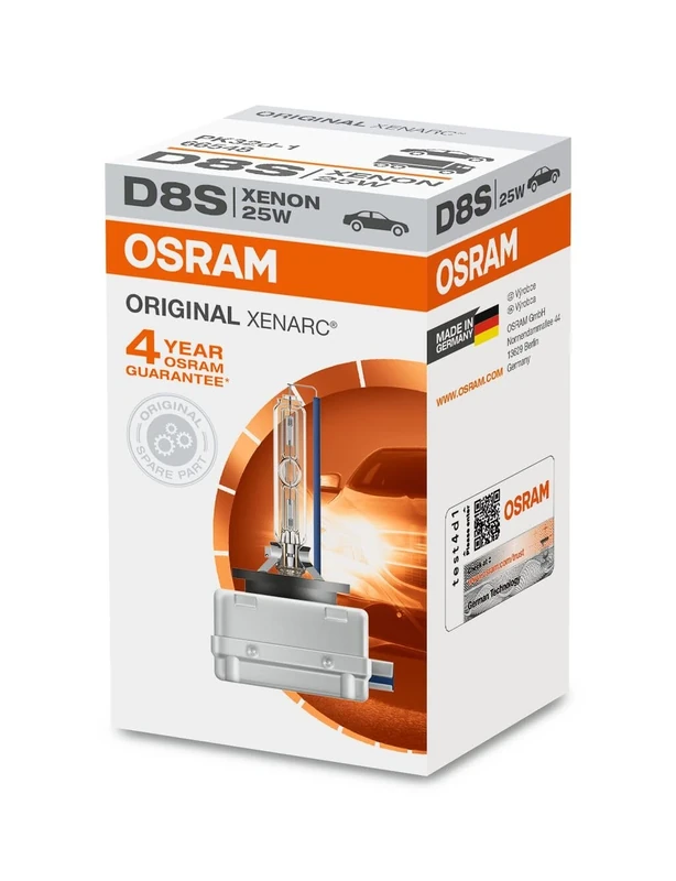 Osram 66548 D8S Xenon 25W XENARC, Folding Box (1 lamp)