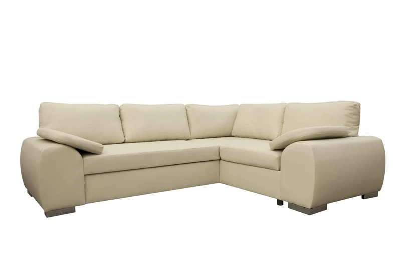 Sofas and More ENZO CORNER SOFABED (CREAM)