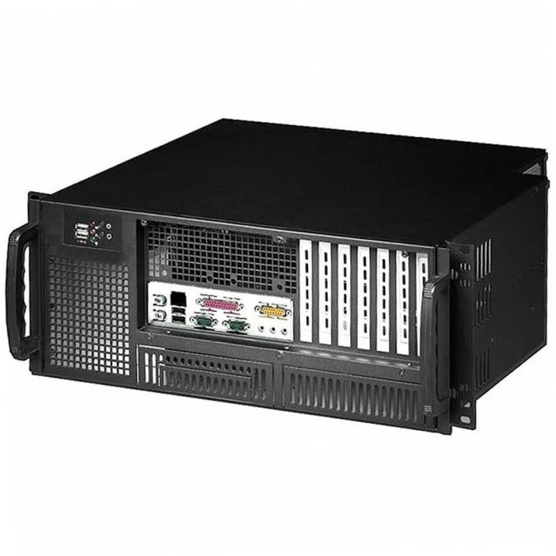 TECHLY CHASSIS Industrial Rack 19/Desktop 4U Ultra Compact Black "I-CASE mp-p4hx-blk6 – Computer case (Rack, Server, Steel, ATX, Black, 4U)