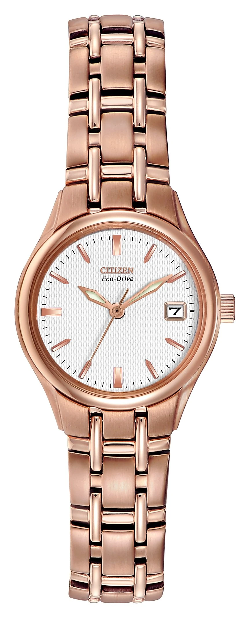 Citizen Eco-Drive Ladies' Bracelet with White Dial EW1263-52A