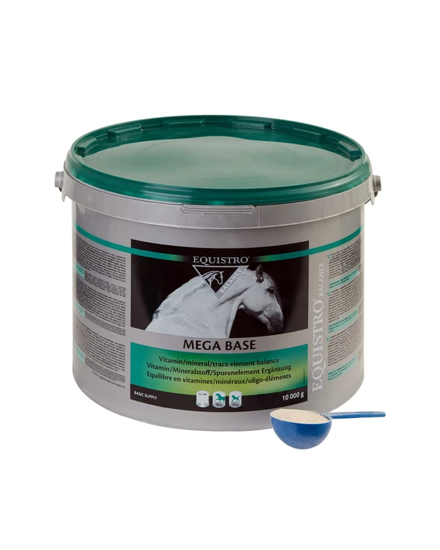 EQUISTRO® Mega Base Supplementary Feed for Horses, Mineral Feed to Support Nutrient Requirements, 10 kg