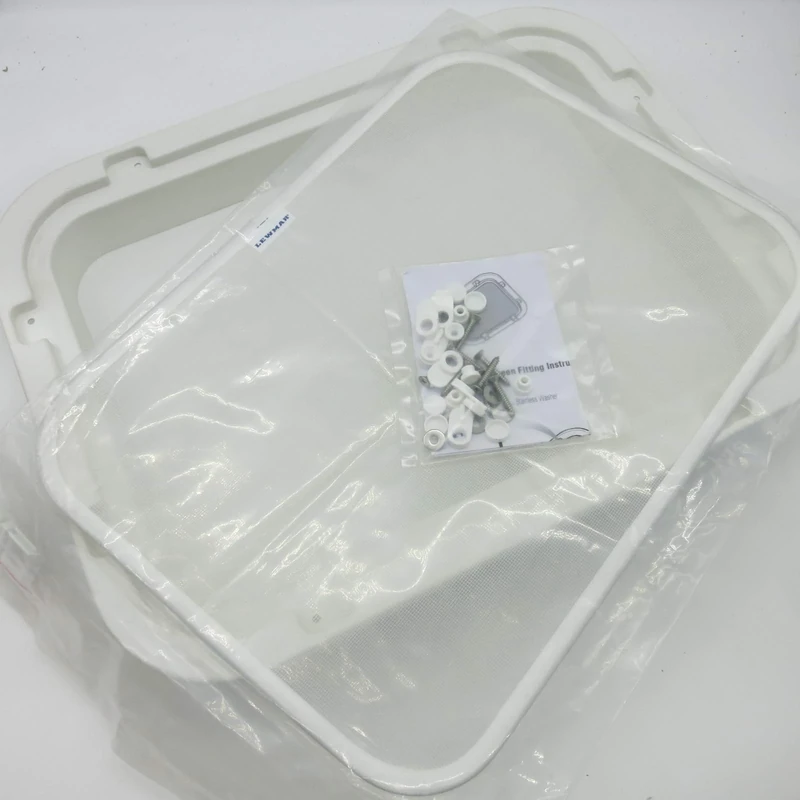 Lewmar Size 30 Hatch Trim Kit - White, Exact Match Replacement Part, Seamless Installation - 367630252