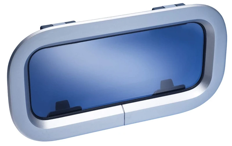 Lewmar® Standard Portlight; Opening - Size 1 (Smoke/Silver White Trim)