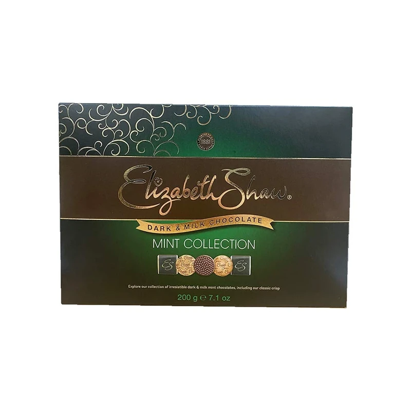 Elizabeth Shaw Mint Collection Dark & Milk Chocolates - 1 x 200gm