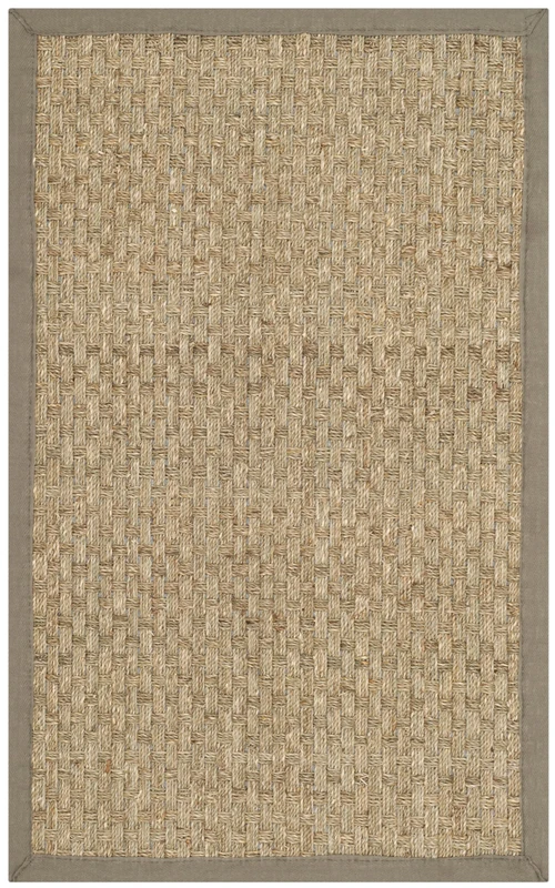 Safavieh Natural Fiber Rug for Living Room, Dining Room, Bedroom - Natural Fiber Collection, Short Pile, in Natural, 76 X 122 cm
