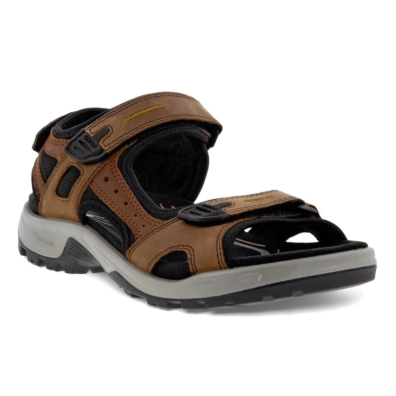 ECCO OFFROAD Men's Open Toe Sandals, ESPRESSO/COCOA BROWN/BLACK, 10 UK