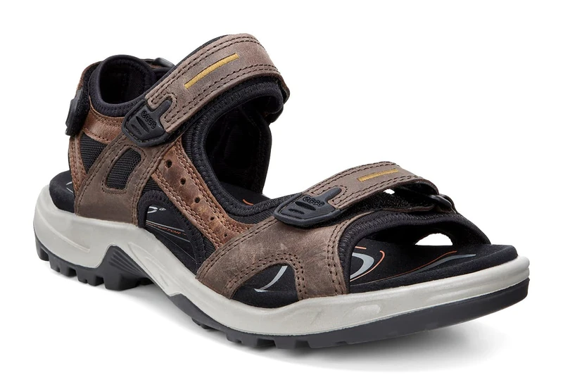 ECCO OFFROAD Men's Open Toe Sandals, ESPRESSO/COCOA BROWN/BLACK, 11 UK