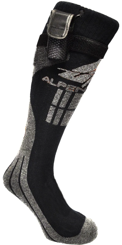 Alpenheat Men Heated Socks - Grey, X-Large