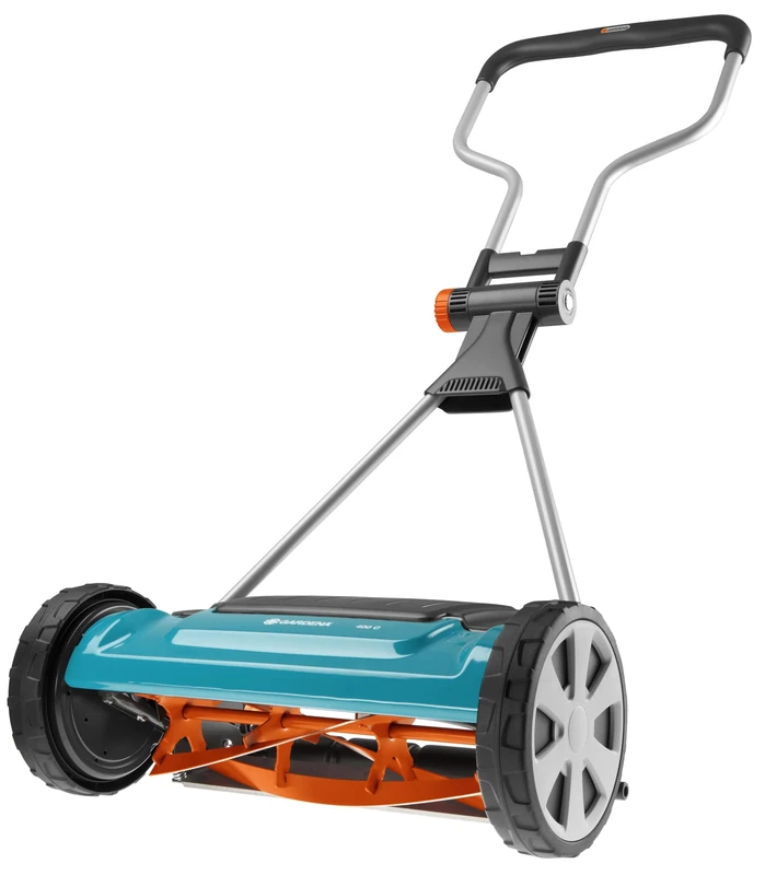 GARDENA Comfort reel mower 400 C: Hand lawn mower with 40 cm working width of up to 250 m² lawn blade roll made of quality steel, non-contact cutting technique (4022-20)