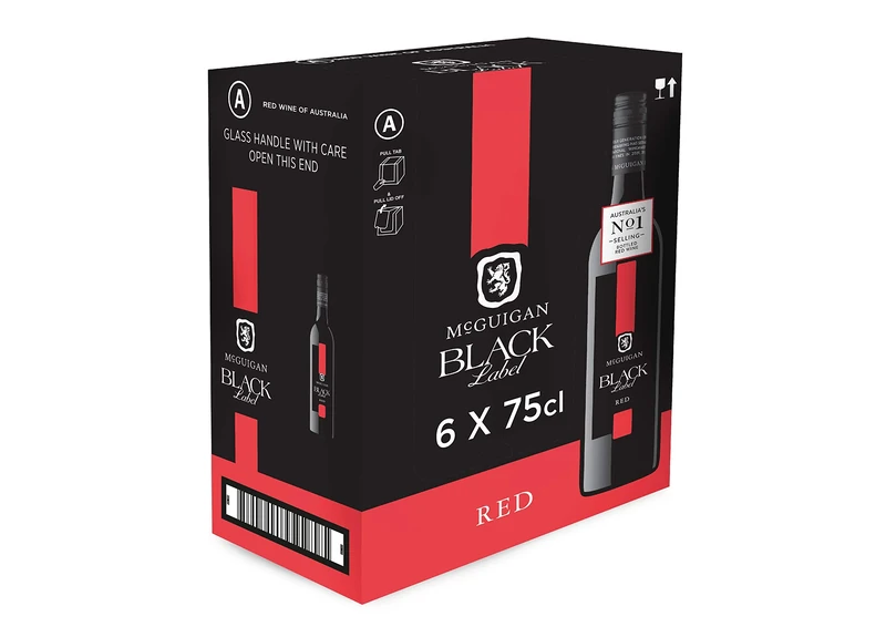 McGuigan Black Label Red, 75 cl (Case of 6)