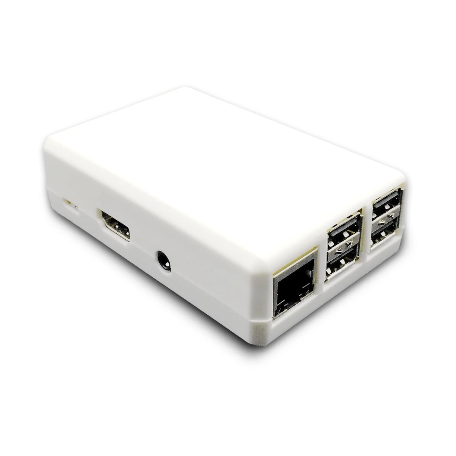 SB Components Closed Case for Raspberry Pi 3 B+, 3, 2B Protective Case Cover For Raspberry Pi - Great for XBMC users! (White)