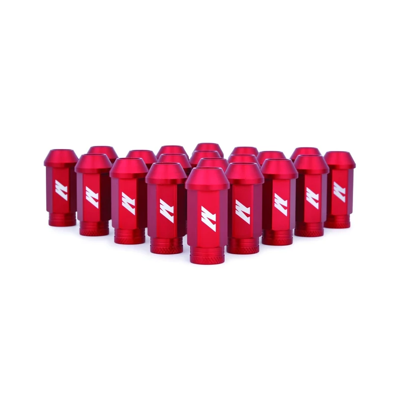 Mishimoto MMLG-125-LOCKRD Aluminum Locking Lug Nuts, M12 x 1.25, Red