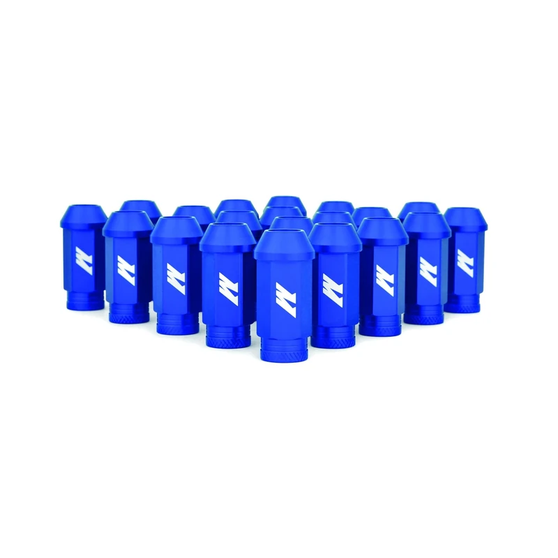 Mishimoto MMLG-15-LOCKBL Aluminum Locking Lug Nuts, M12 x 1.5, Blue