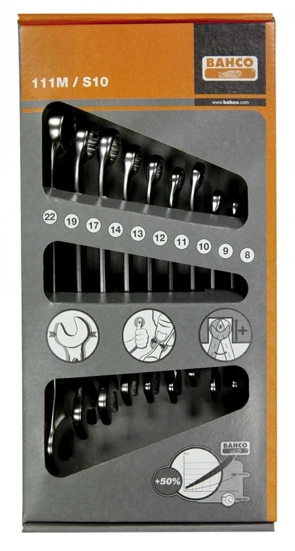Bahco 111M/S10 - Combination Wrench Set