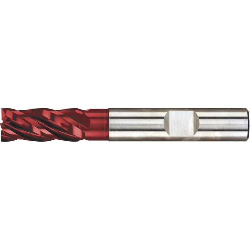 Gühring 9037050200000 "RF 40" DIN 844-K PM Ratio End Mill, Silver/Red, 20.0 mm