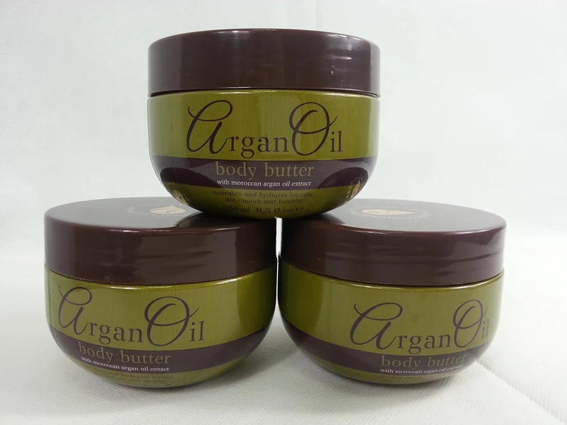 Multi Pack Offer 3 X Moroccan Argan Oil Body Butter 250 ml Each