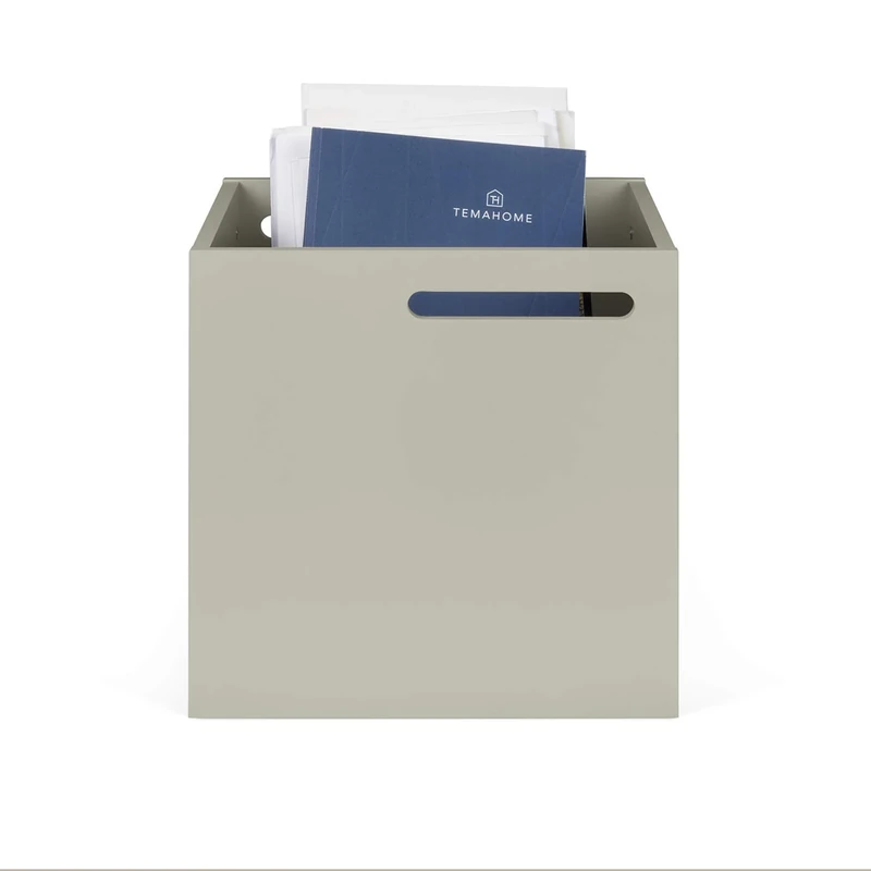 Temahome Berlin Box, Painted Grey, L34xB33xH34 cm