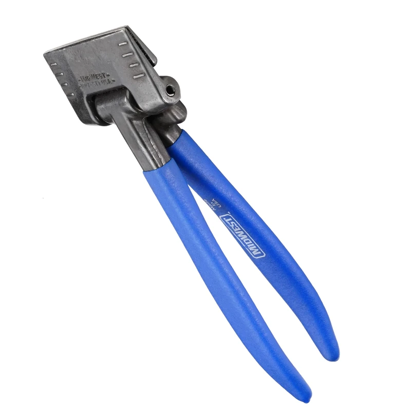 Midwest Seamer Tong3 Inch Straight Sheet Metal Bender with Forged Blades & Kush'n-KOTE Comfort Grip HandleMWT-ST1