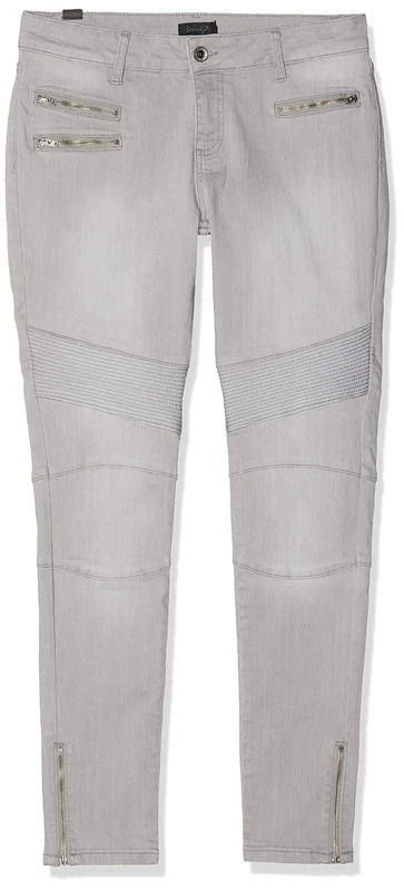 Seven7 Women's Biker Skinny Jeans, Grey (Dsl Gry 005), 20 (Size: 32/28) - Image 1