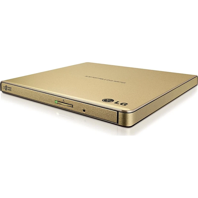 LG GP65NG60 Ultra Slim USB 2.0 External DVD Writer - 8X, Gold