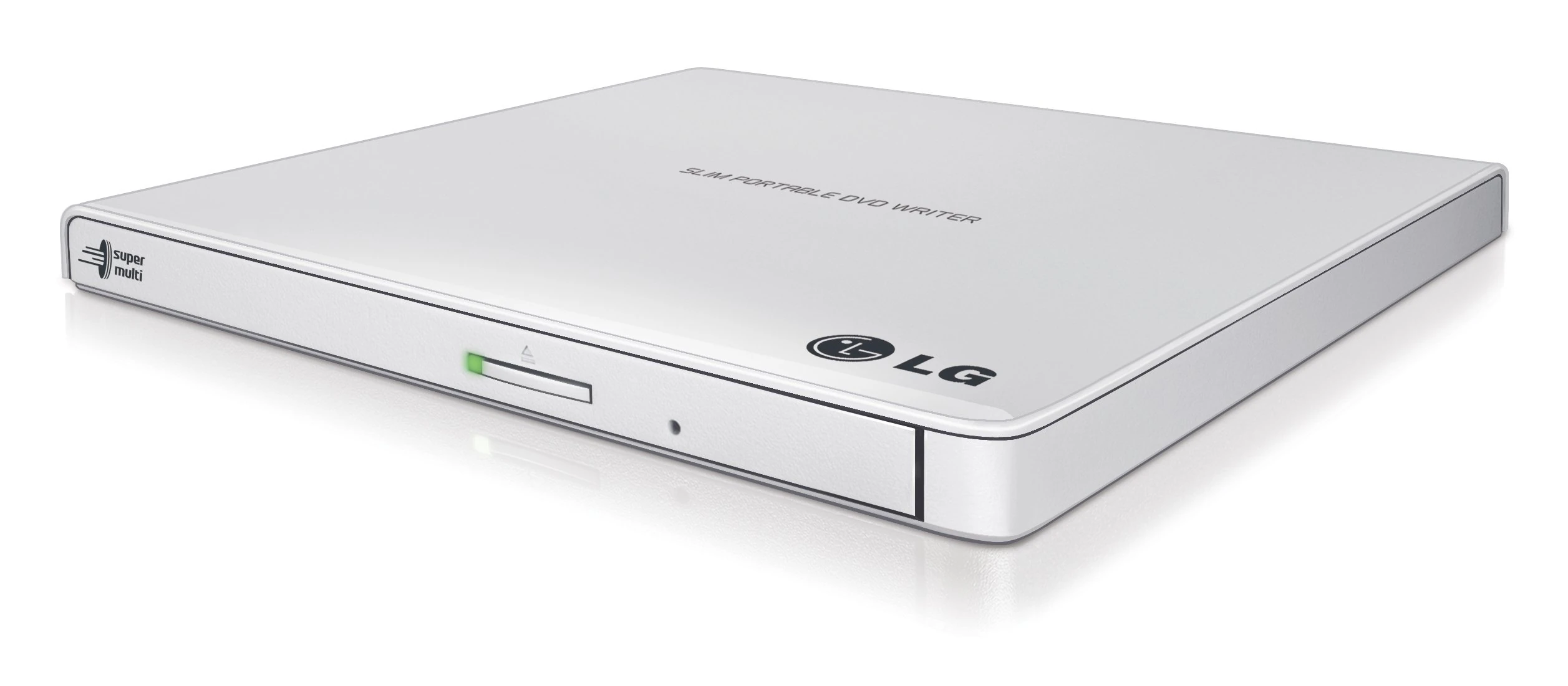LG Electronics 8X USB 2.0 Super Multi Ultra Slim Portable DVD+/-RW External Drive with M-DISC Support, Retail (White) GP65NW60 Color: White, Model: GP65NW60, PC/Computer & Electronics