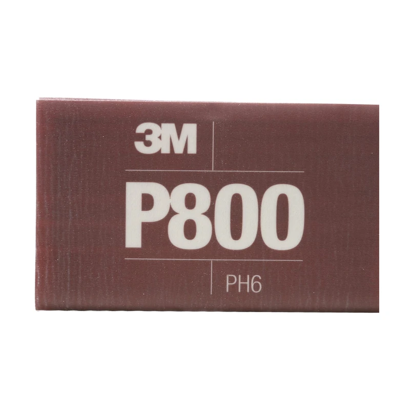 3M Hookit Flexible Abrasive Hand Sheet 270J, 34340, P800, 5.5 in x 6.8 in, 25 sheets per carton