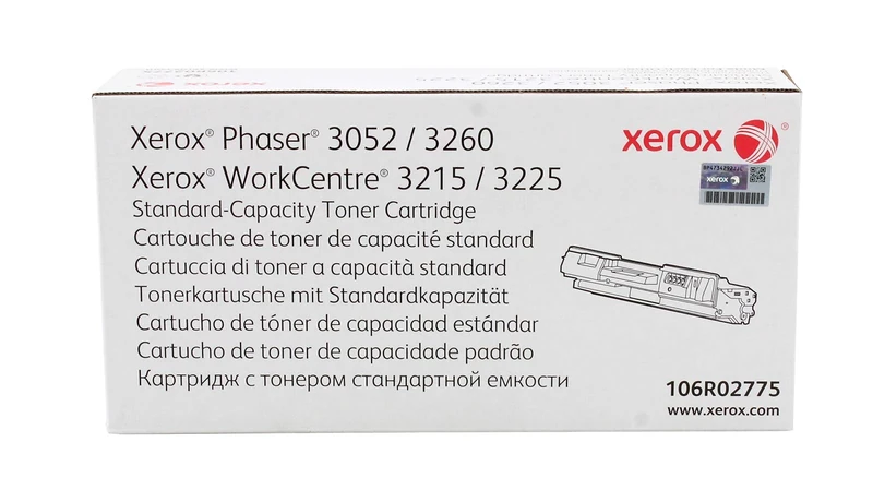 Xerox Genuine Phaser 3260 / Workcentre 3225 Black Standard Capacity Toner Cartridge (1,500 Pages) - 106R02775