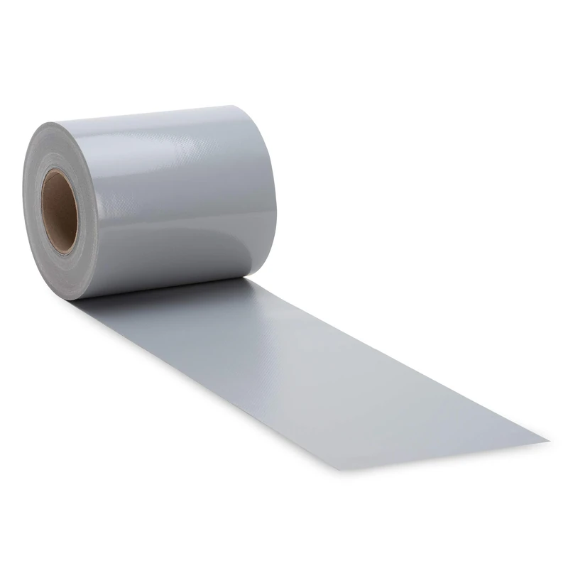 NOOR PVC Fence Panel Opaque 630 g/m² Light Grey I 0.19 x 35 m I The Ideal Privacy Screen for Your Double Rod Mat Fence I Privacy Screen Strips in Many Colours I Weather Resistant