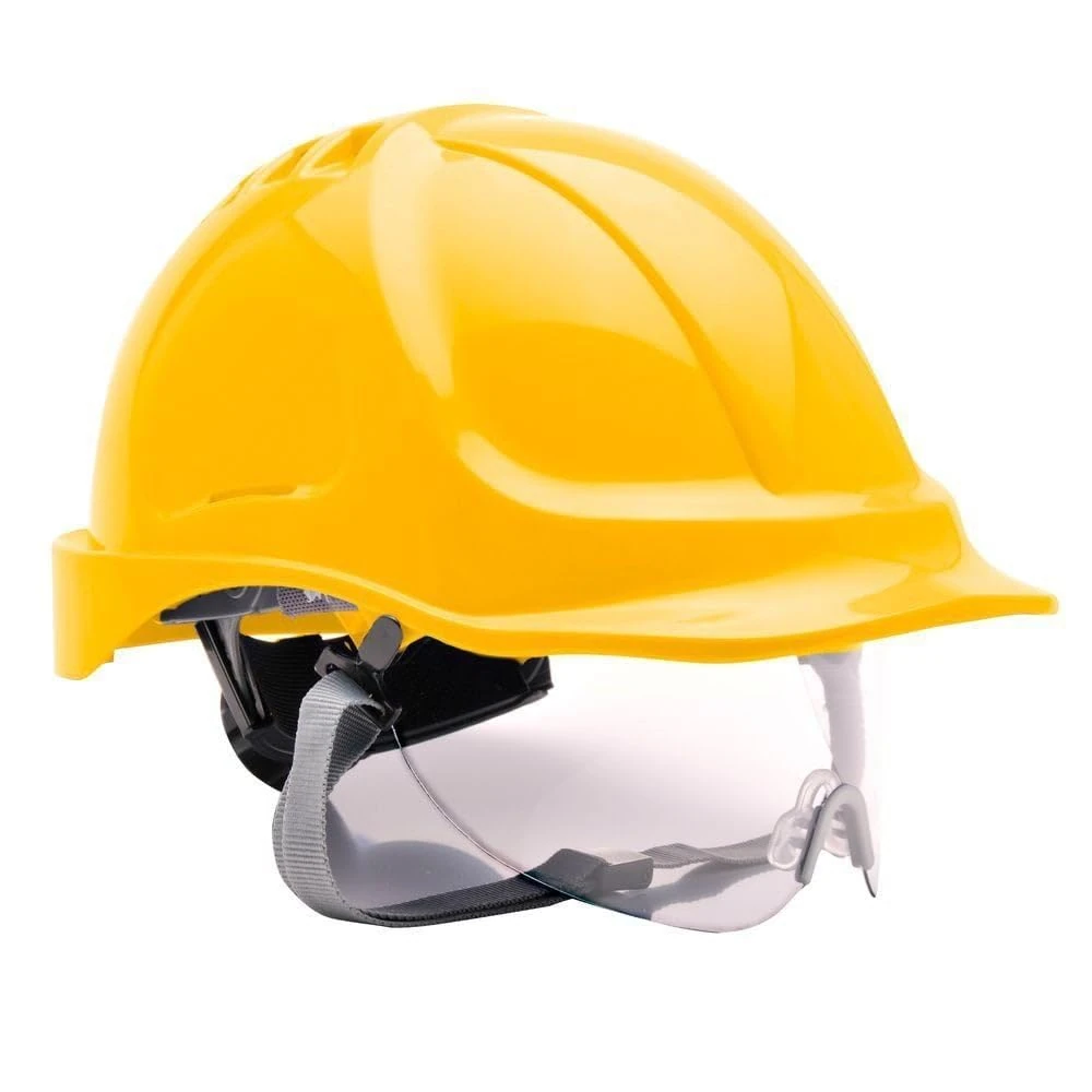 Portwest PW55 Endurance Construction Safety Hard Hat, Yellow