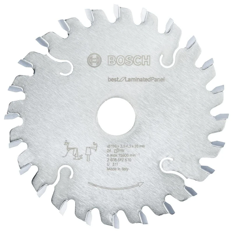 Bosch 2608642610 BSCBI mm Tooth Top Precision Circular Saw Blade, 0 V, Silver